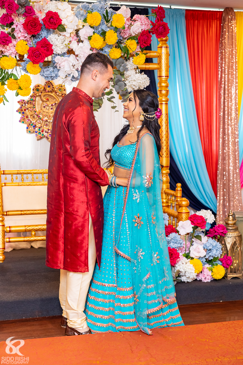 Shubhra and Morgan at their Sangeet at Madison Function Centre, Sydney